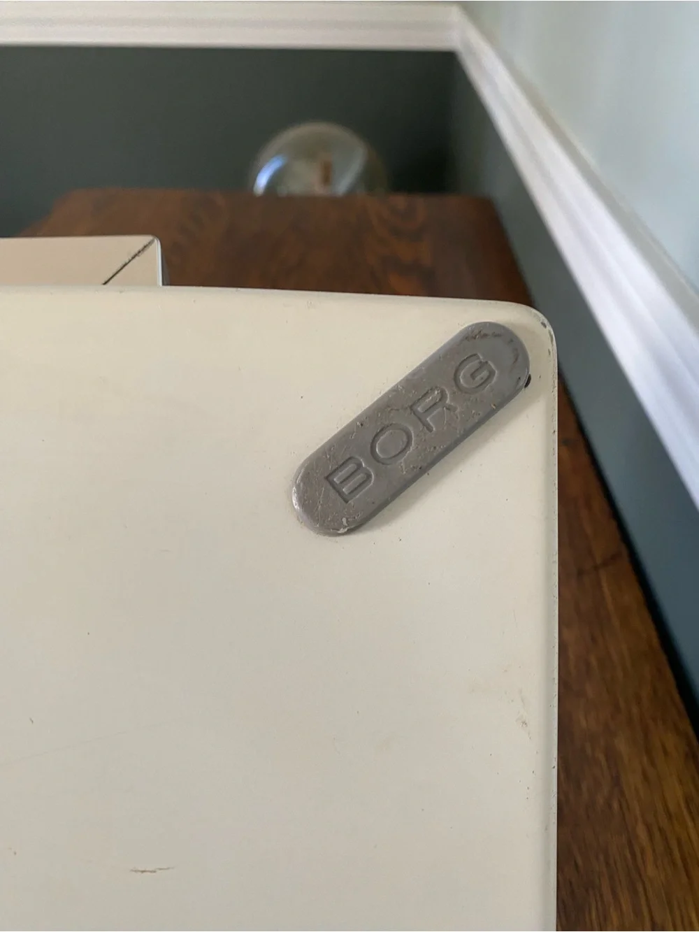 Vintage MCM 1950s Atomic Era Borg Bathroom Scale